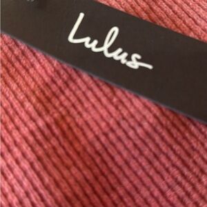 Lulu's Pink Mini Skirt
